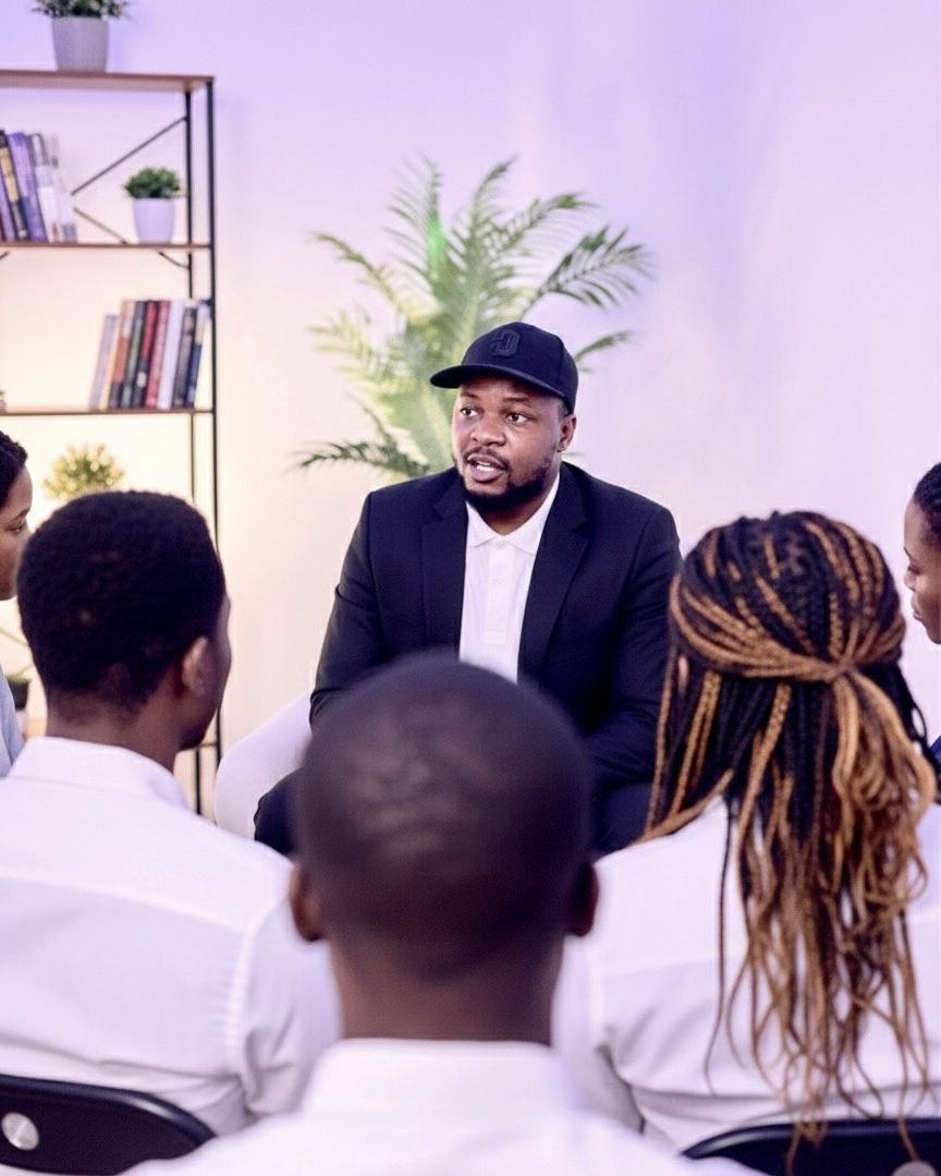 Ukeme Johnny Nsekpong speaking at an event